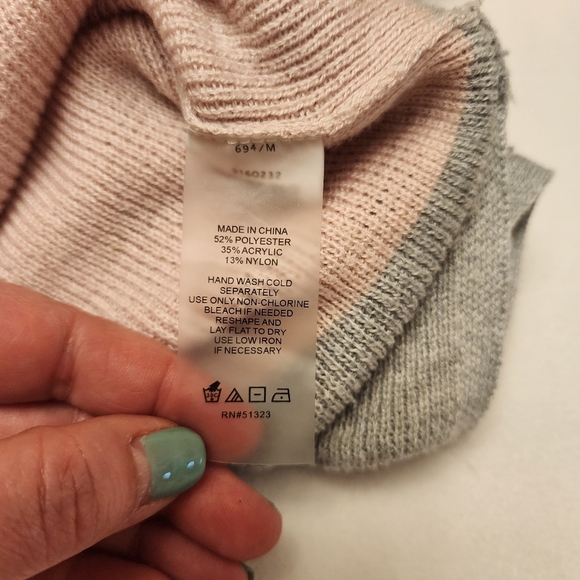 Vince Camuto Color Block Striped Sweater - Picture 12 of 12